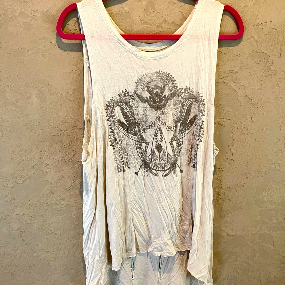 We the free fringe tank top